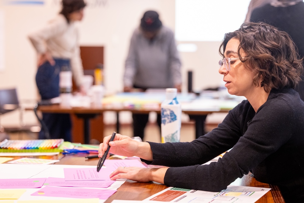 Miriam Savad leads a strategic planning session in late 2025